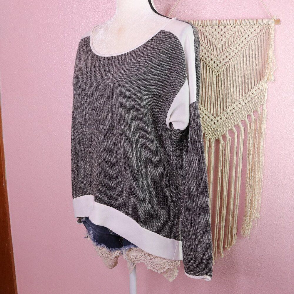 Paper crane | Long Sleeve Knit Top Small